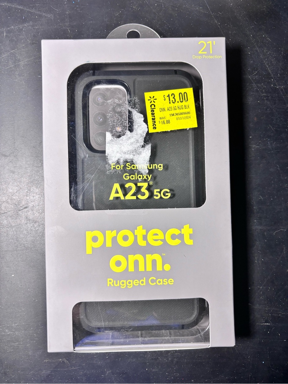 On Running Rugged Case for Samsung Galaxy A23 5G — Black